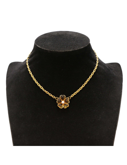 Collier MARGUERITE de VALOIS Fleurette topaze