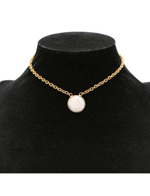 Collier MARGUERITE de Valois pâte de verre