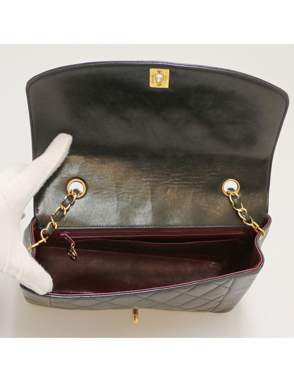 Sac vintage Diana CHANEL noir