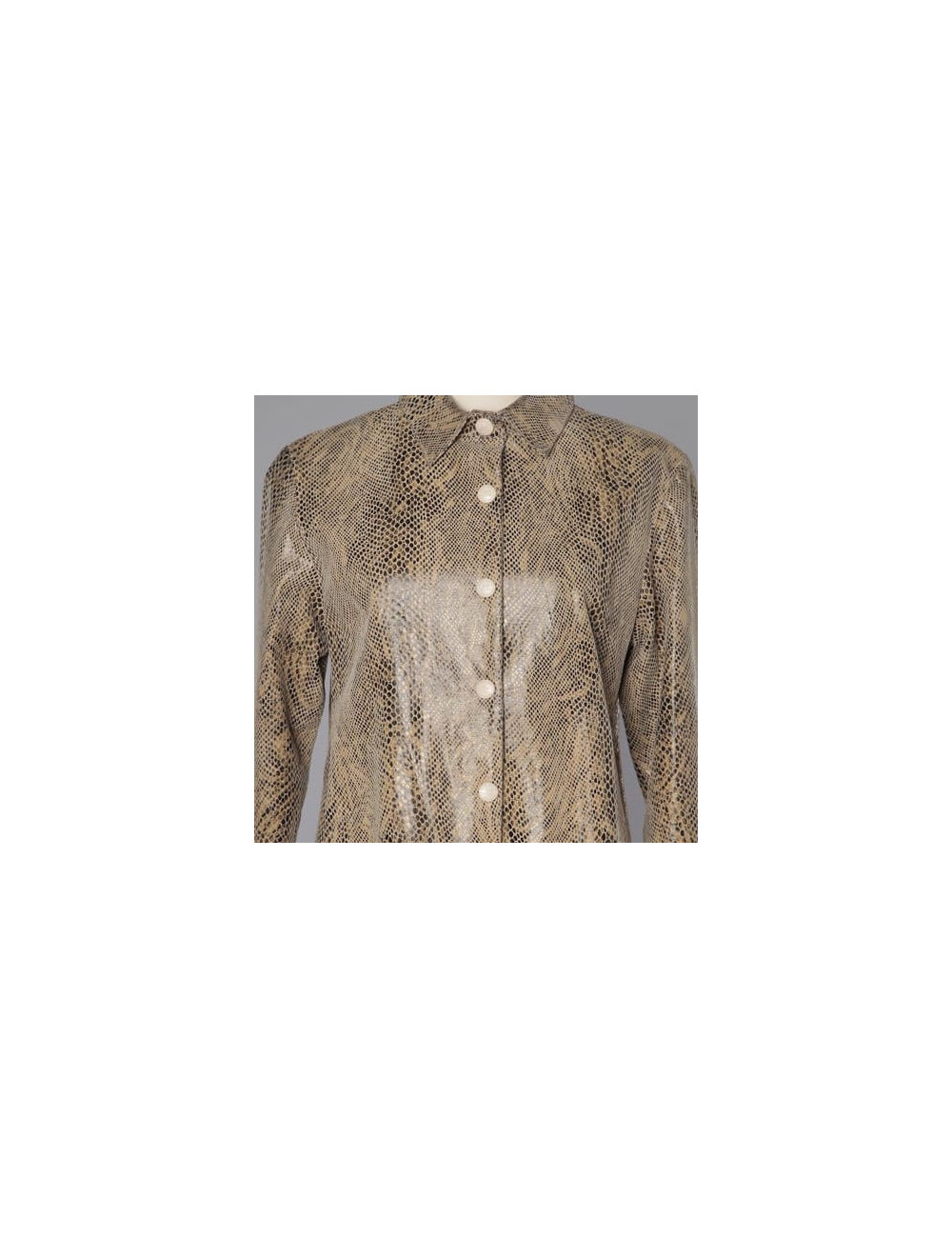 Veste cuir verni NINA RICCI