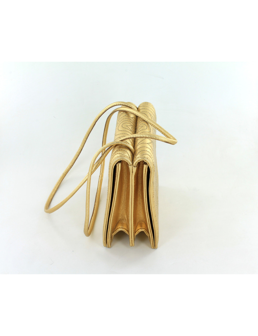 mini sac YVES SAINT LAURENT cuir doré