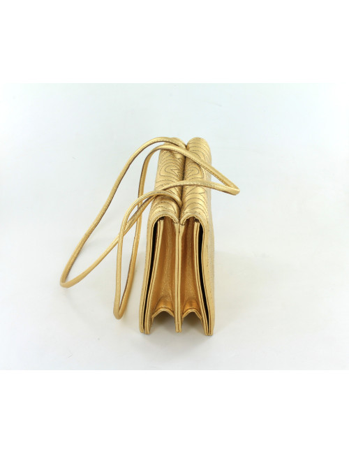 mini sac YVES SAINT LAURENT cuir doré