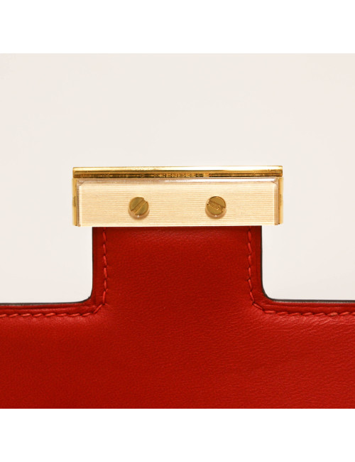 Constance alligator HERMES orange sanguine