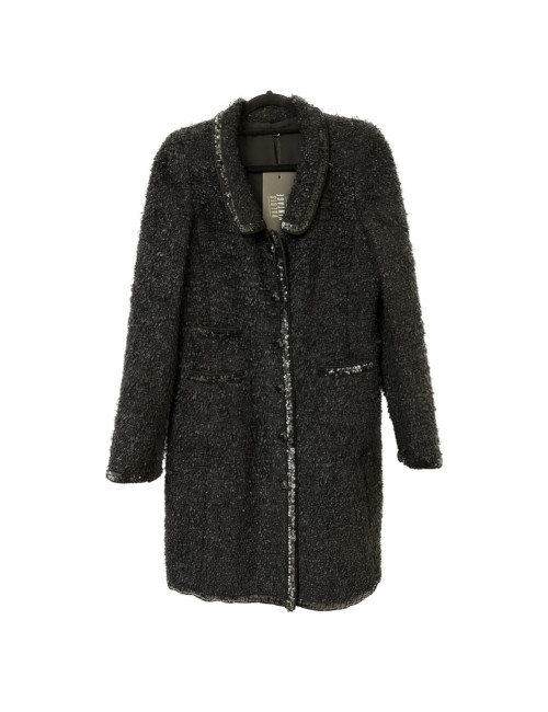 Manteau noir sequins