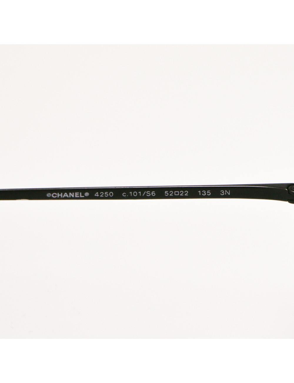 CHANEL rafia black sunglasses