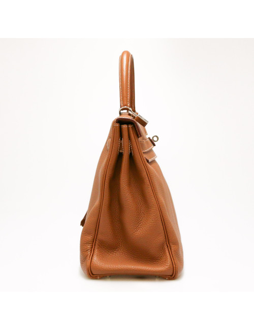Sac Kelly 35 gold HERMES cuir togo
