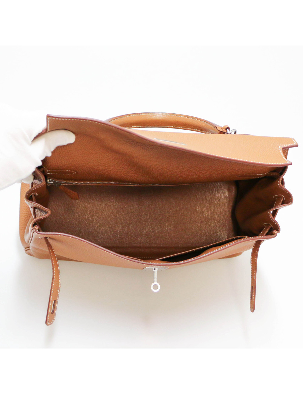 Sac Kelly 35 gold HERMES cuir togo