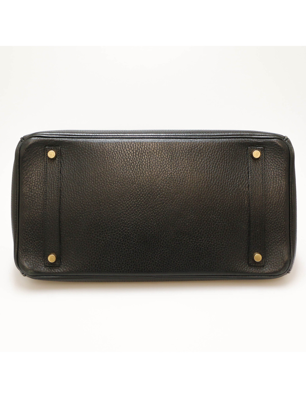 HERMES Black Birkin 35 ardennes cows