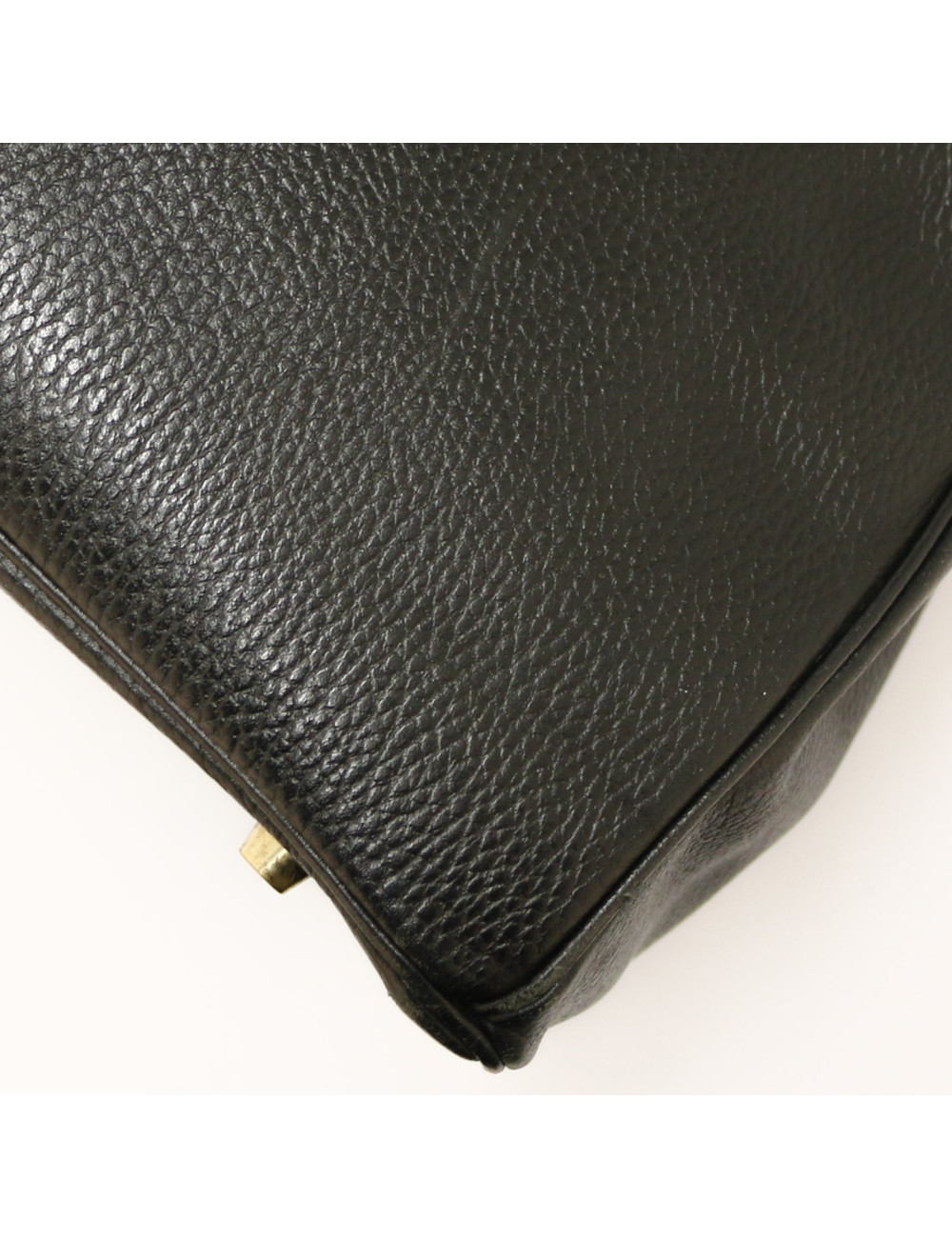 HERMES Black Birkin 35 ardennes cows