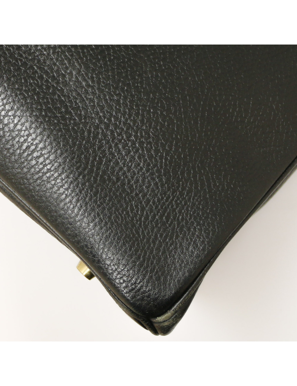 HERMES Black Birkin 35 ardennes cows