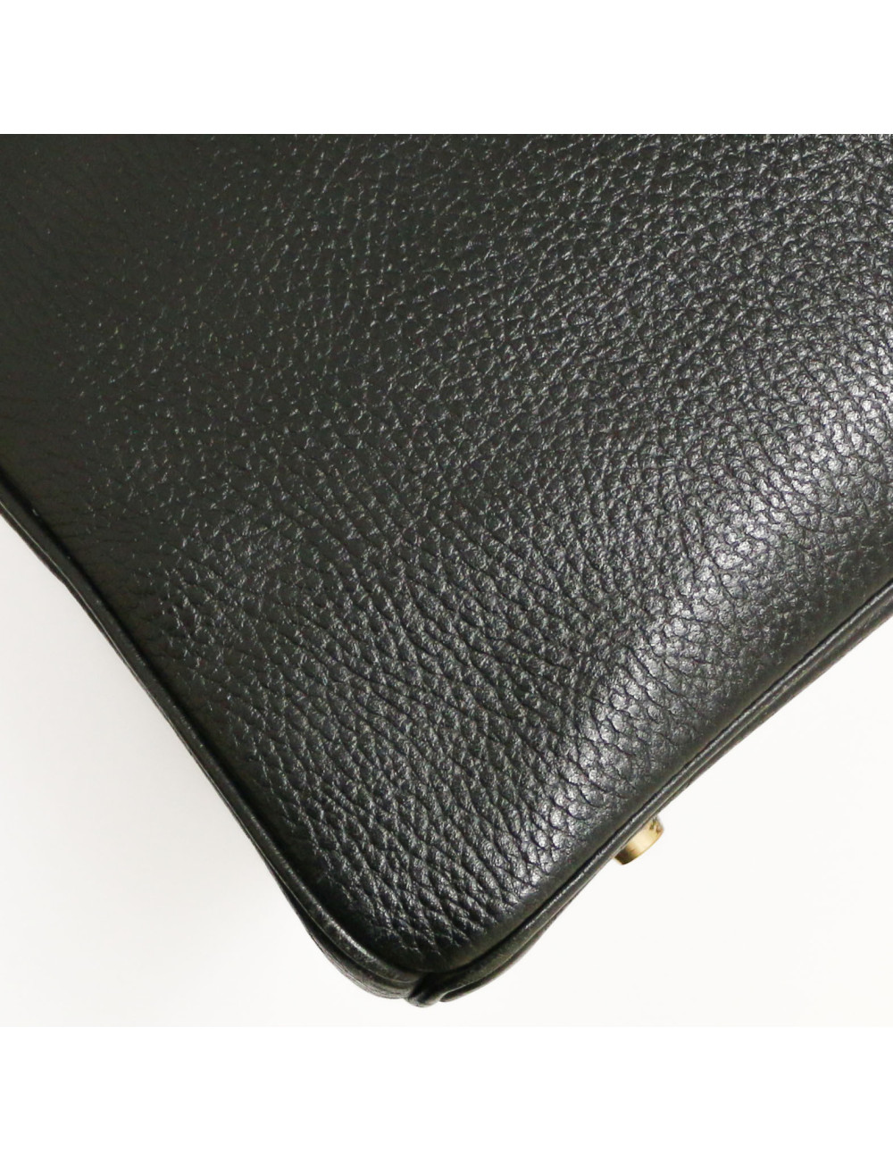 HERMES Black Birkin 35 ardennes cows