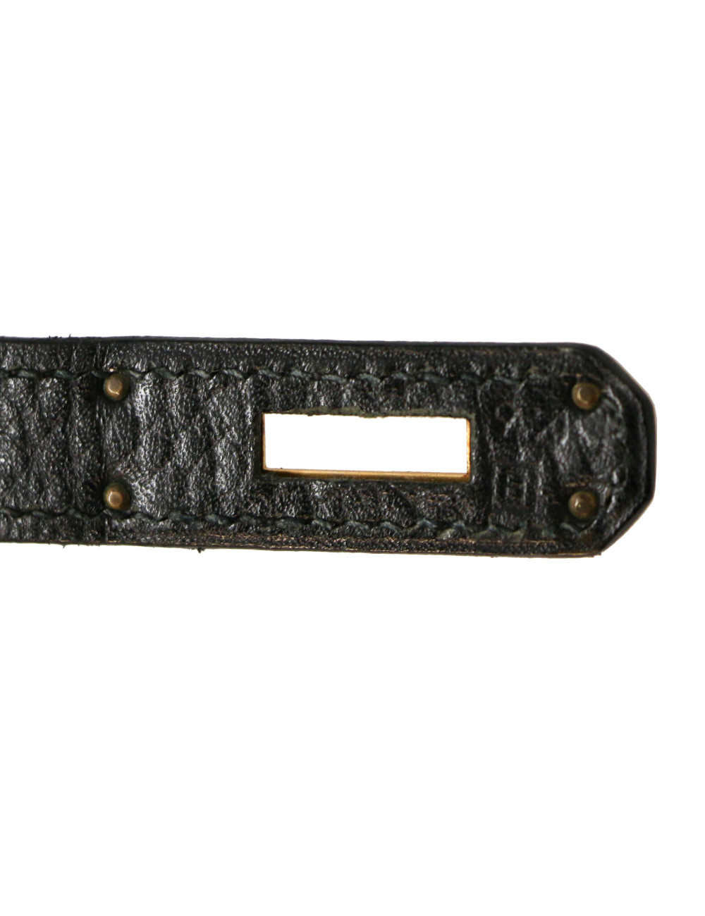 HERMES Black Birkin 35 ardennes cows