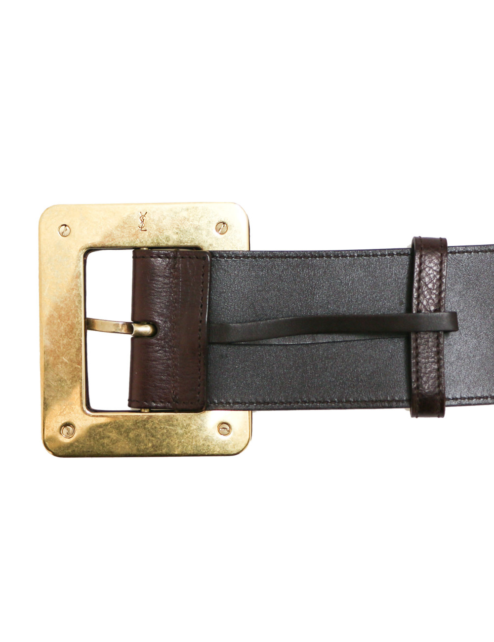 Ceinture YSL large doré