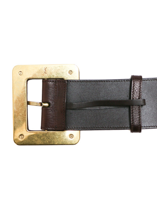 Ceinture YSL large doré