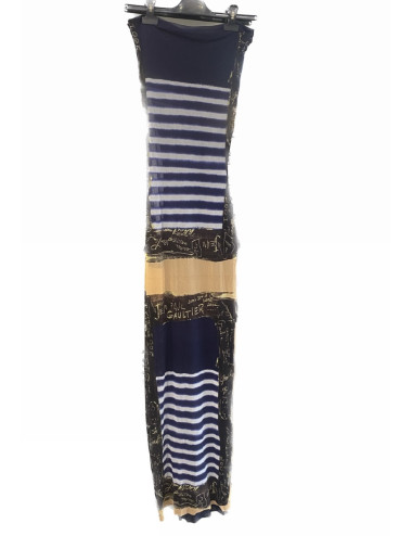Robe longue JEAN PAUL GAULTIER bustier stretch 2002 2