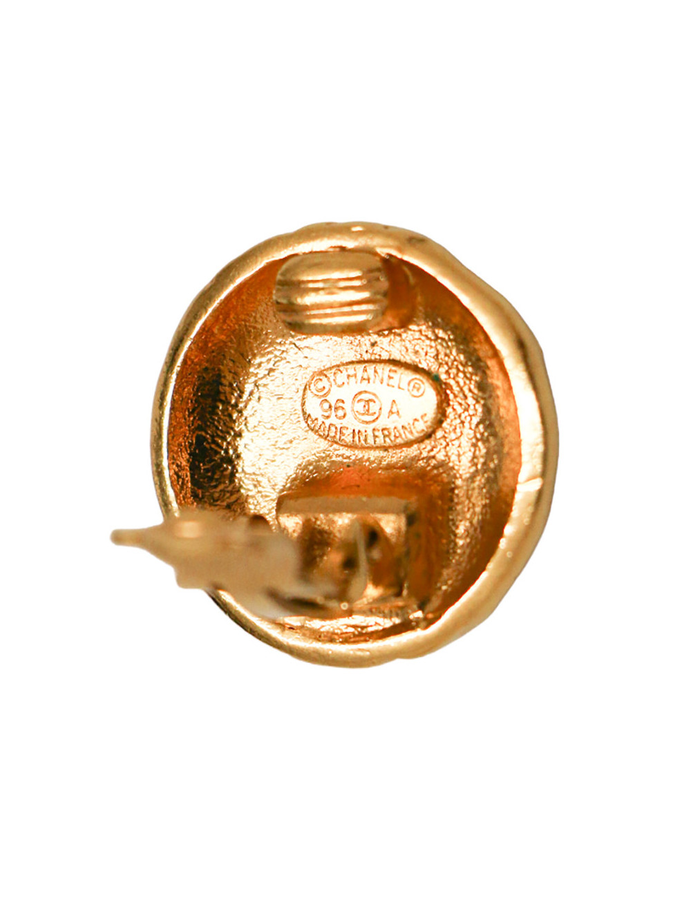 Vintage Round CHANEL CC Clips