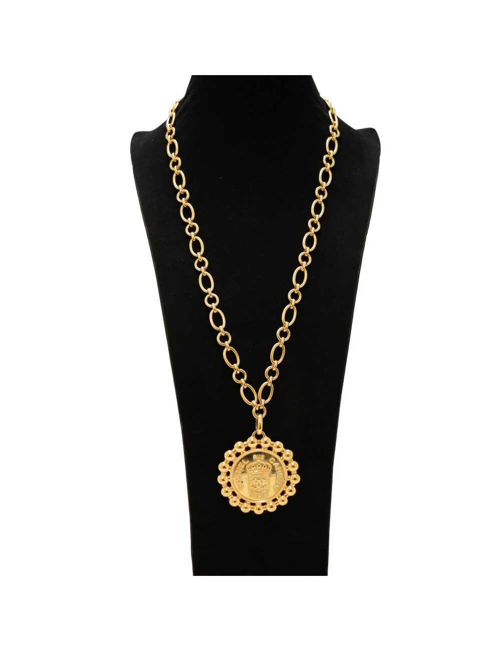 Sautoir vintage CHANEL rond