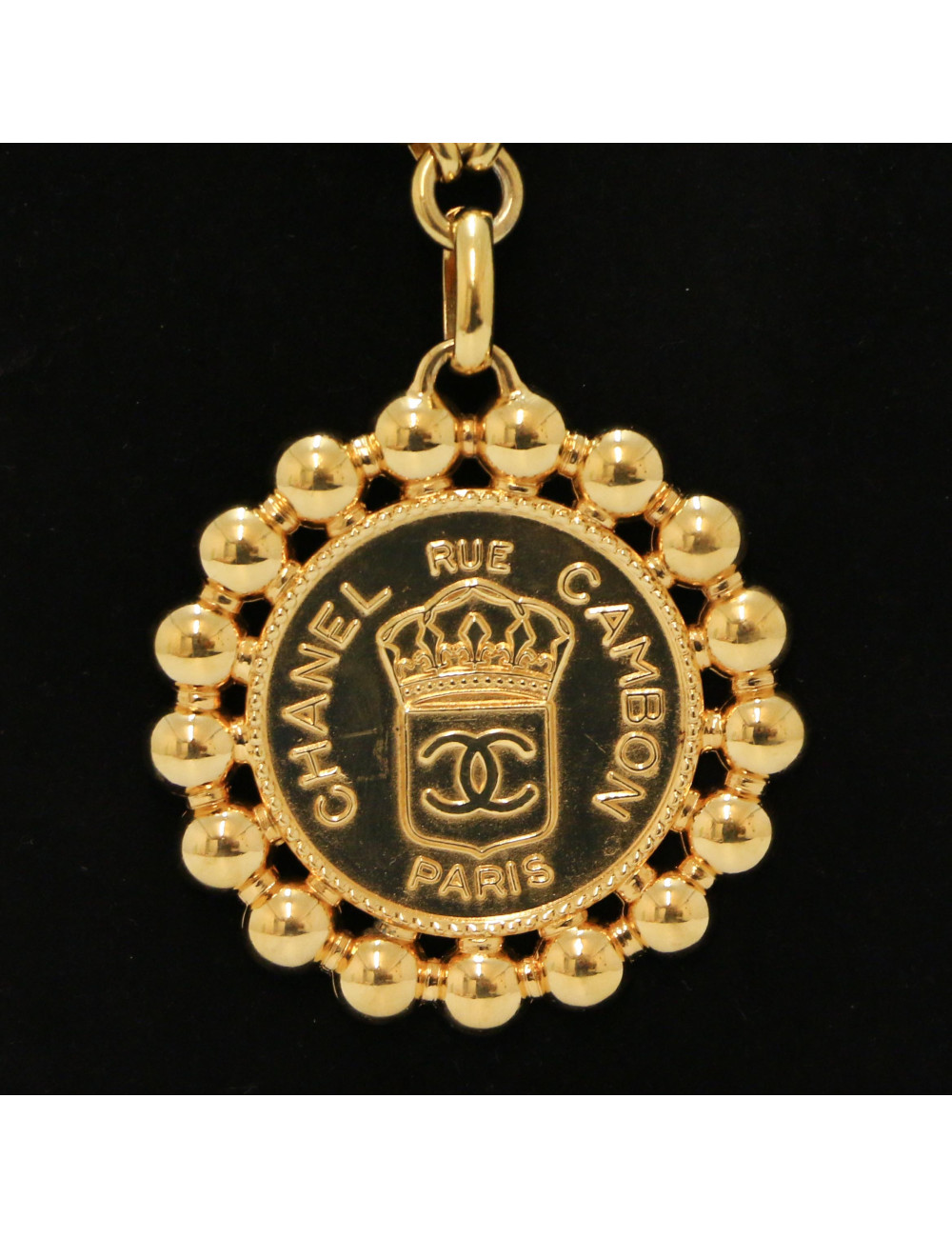 Sautoir vintage CHANEL rond