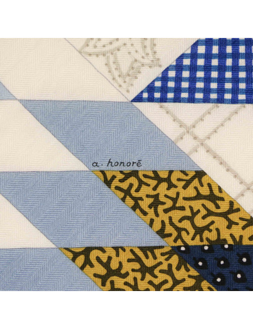 Châle carré HERMES cachemire et soie