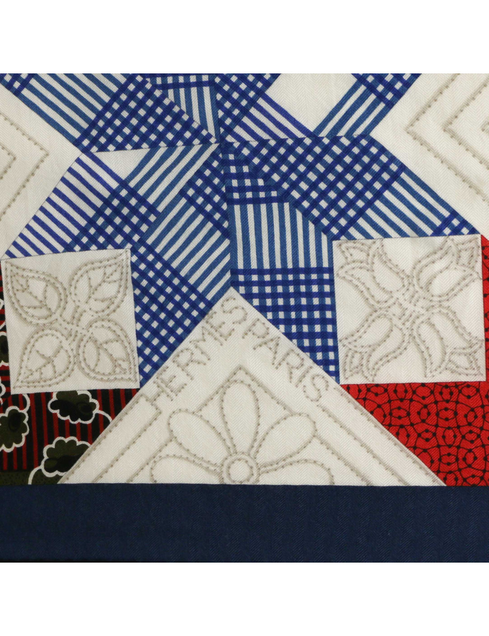 Châle carré HERMES cachemire et soie