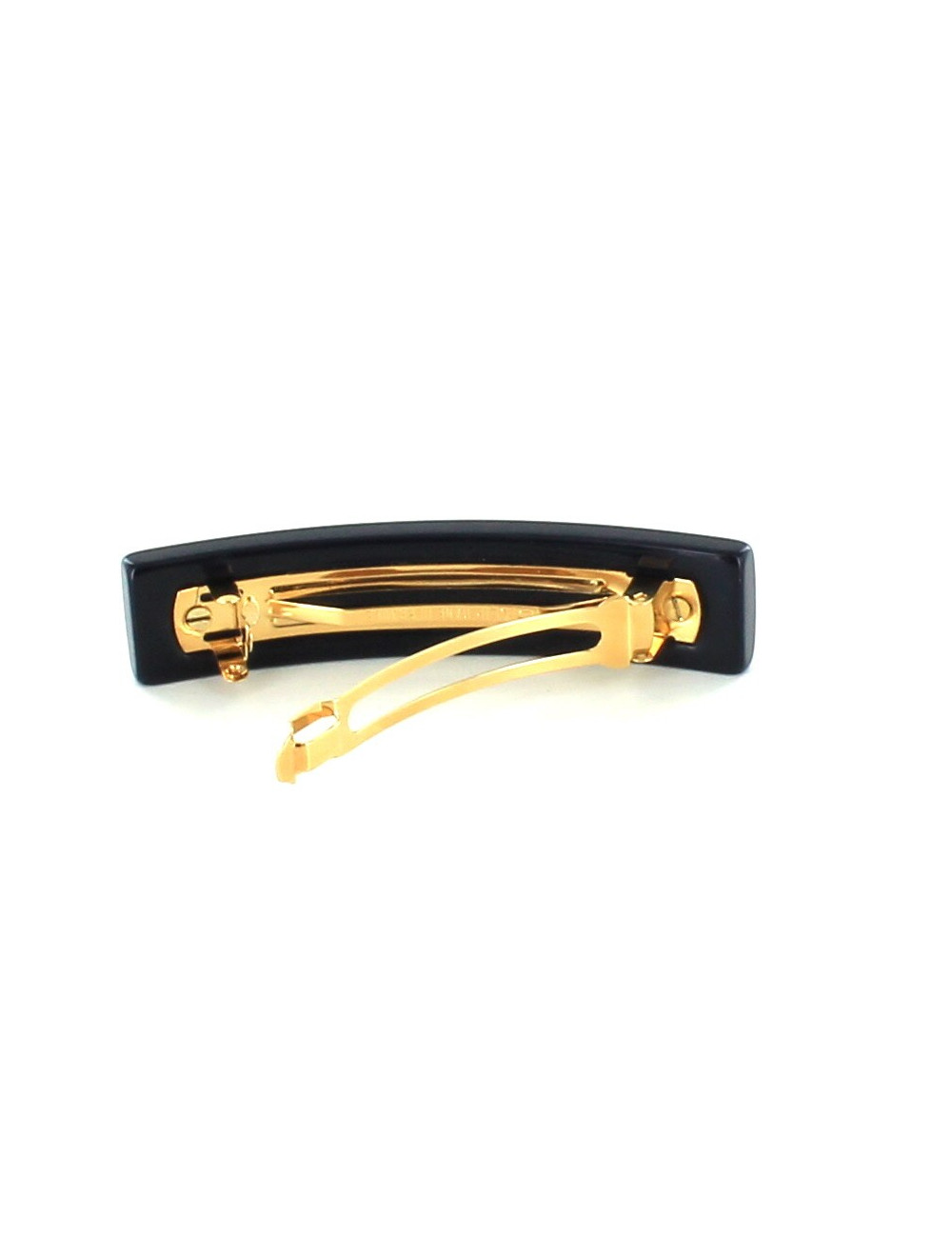 grande barrette CHANEL  noire  double C 