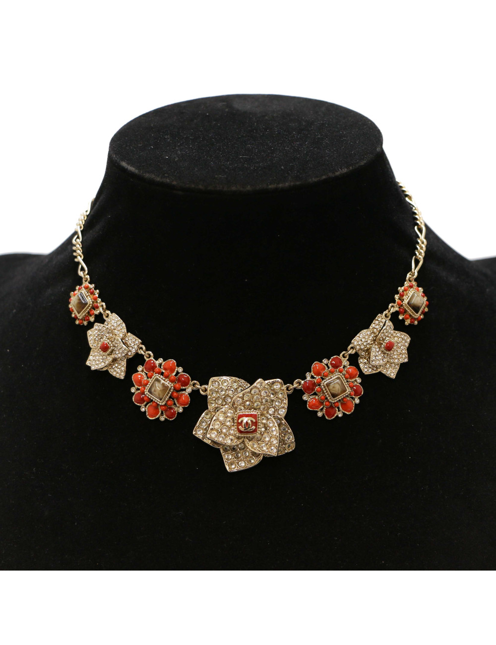 Collier CHANEL fleurs