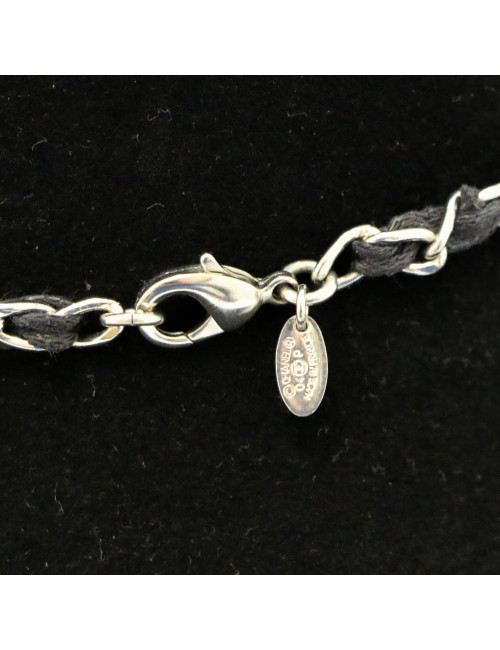 Collier CHANEL camélia noir