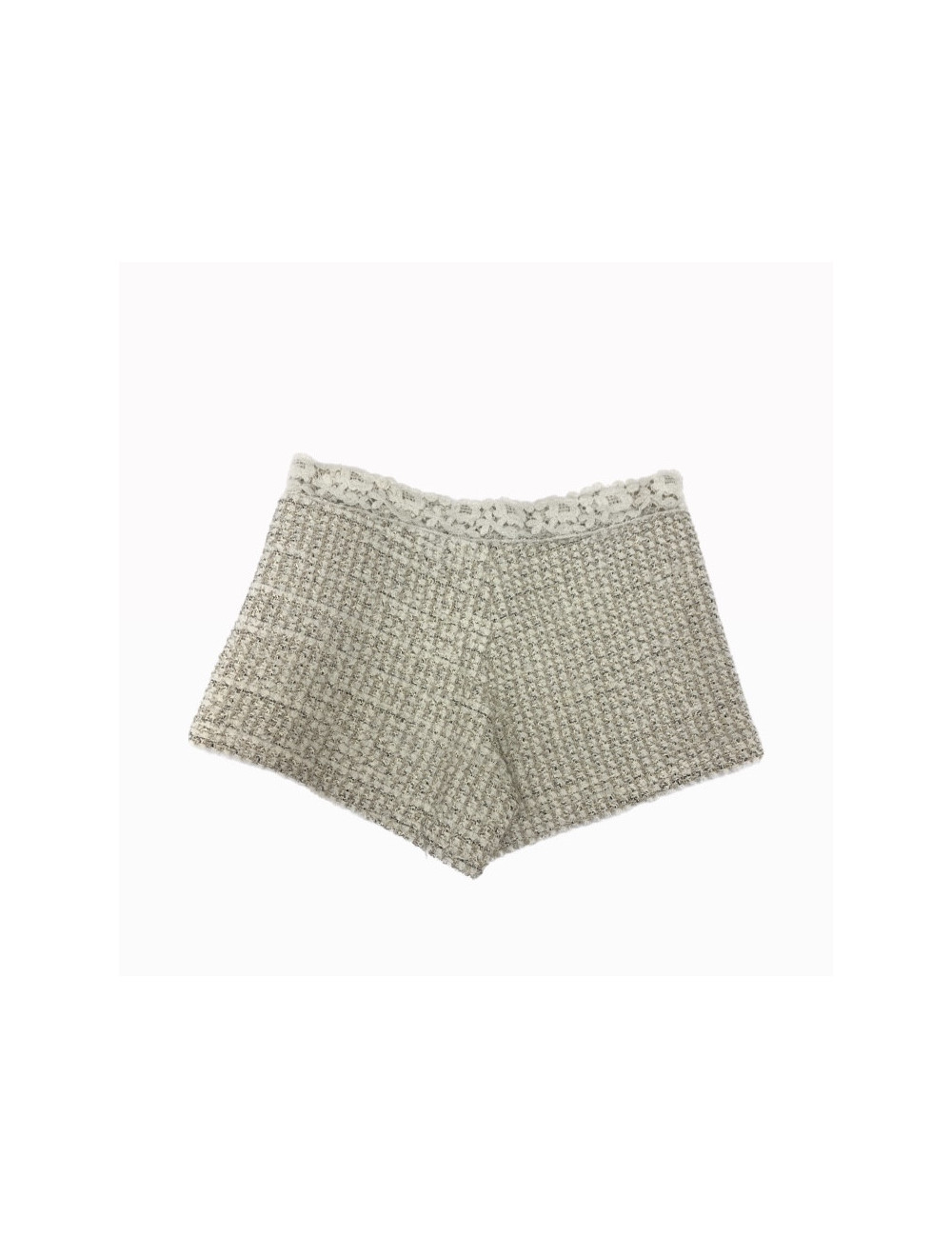 Short T 38 CHANEL Tweed beige