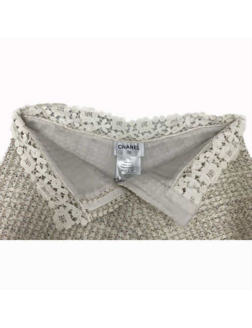 Short CHANEL tweed T38 beige