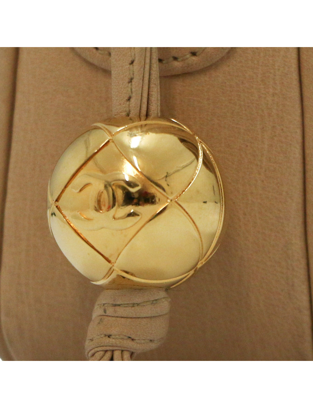 Sac Camera beige vintage CHANEL