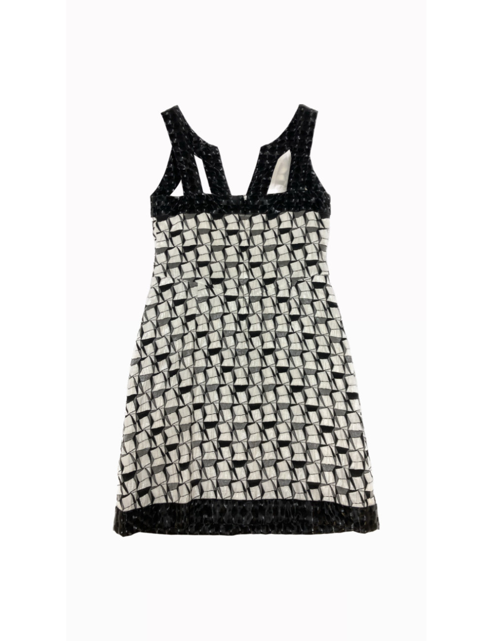 Robe t 40 CHANEL en coton et soie, occasion certifiée authentique