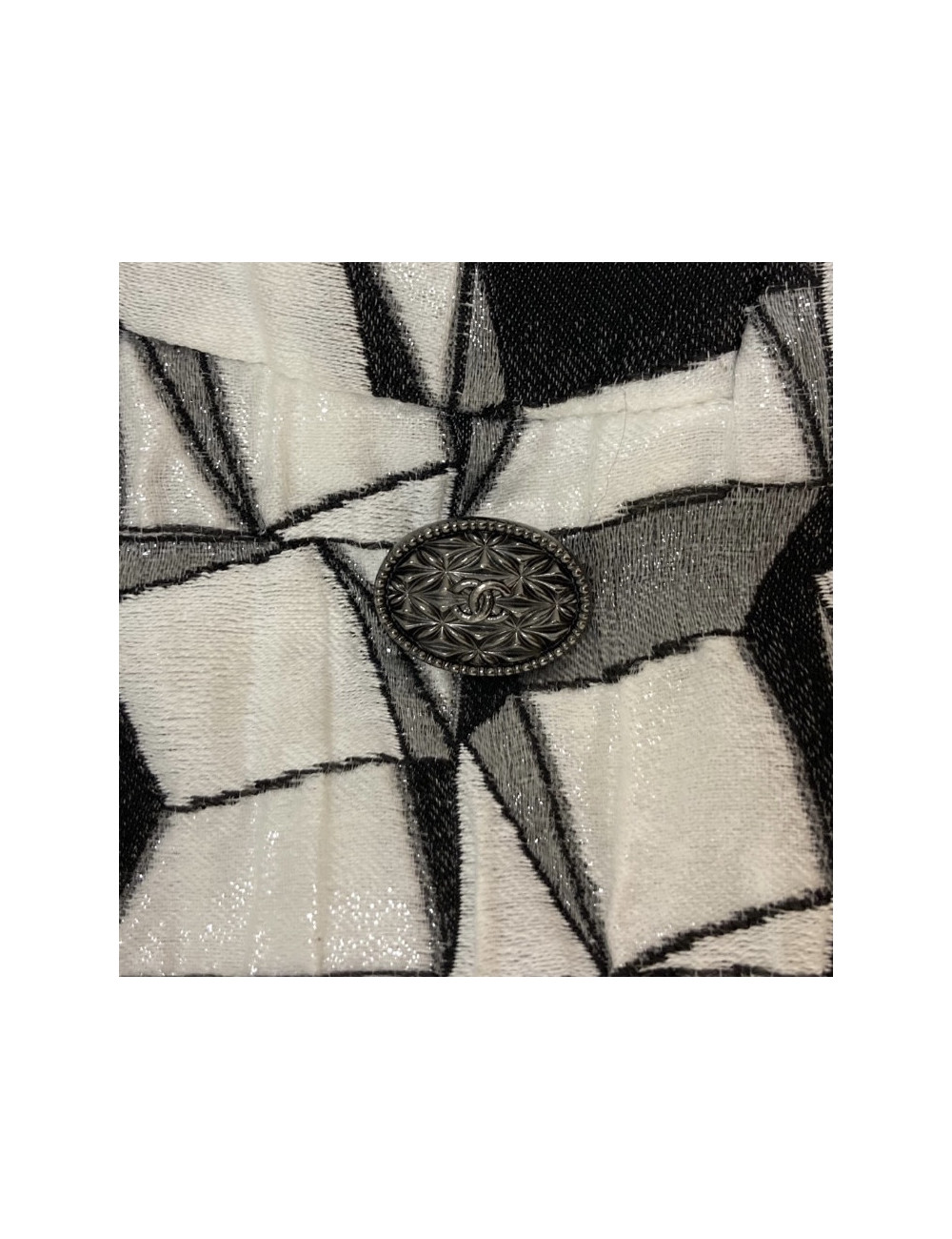 Robe t 40 CHANEL en coton et soie, occasion certifiée authentique