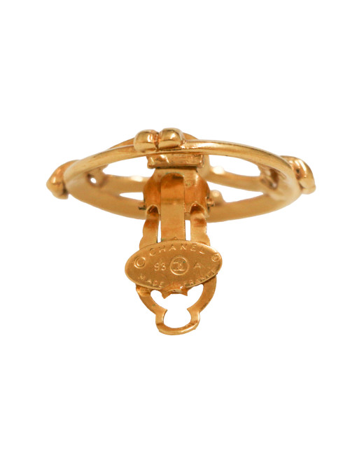 Clips ronds CC CHANEL vintage