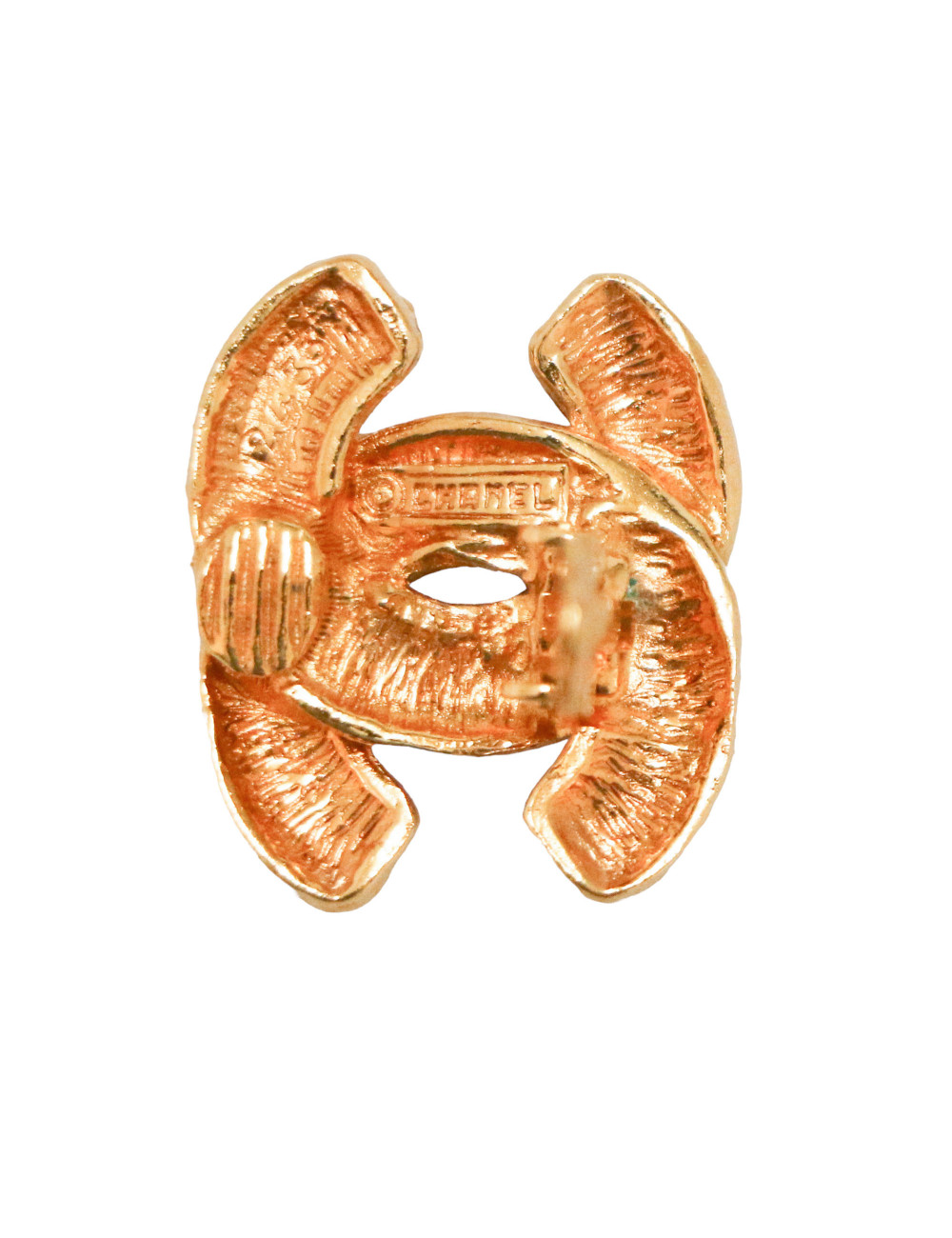 Gros clips vintage CC CHANEL