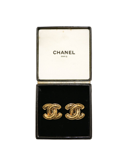 Gros clips vintage CC CHANEL