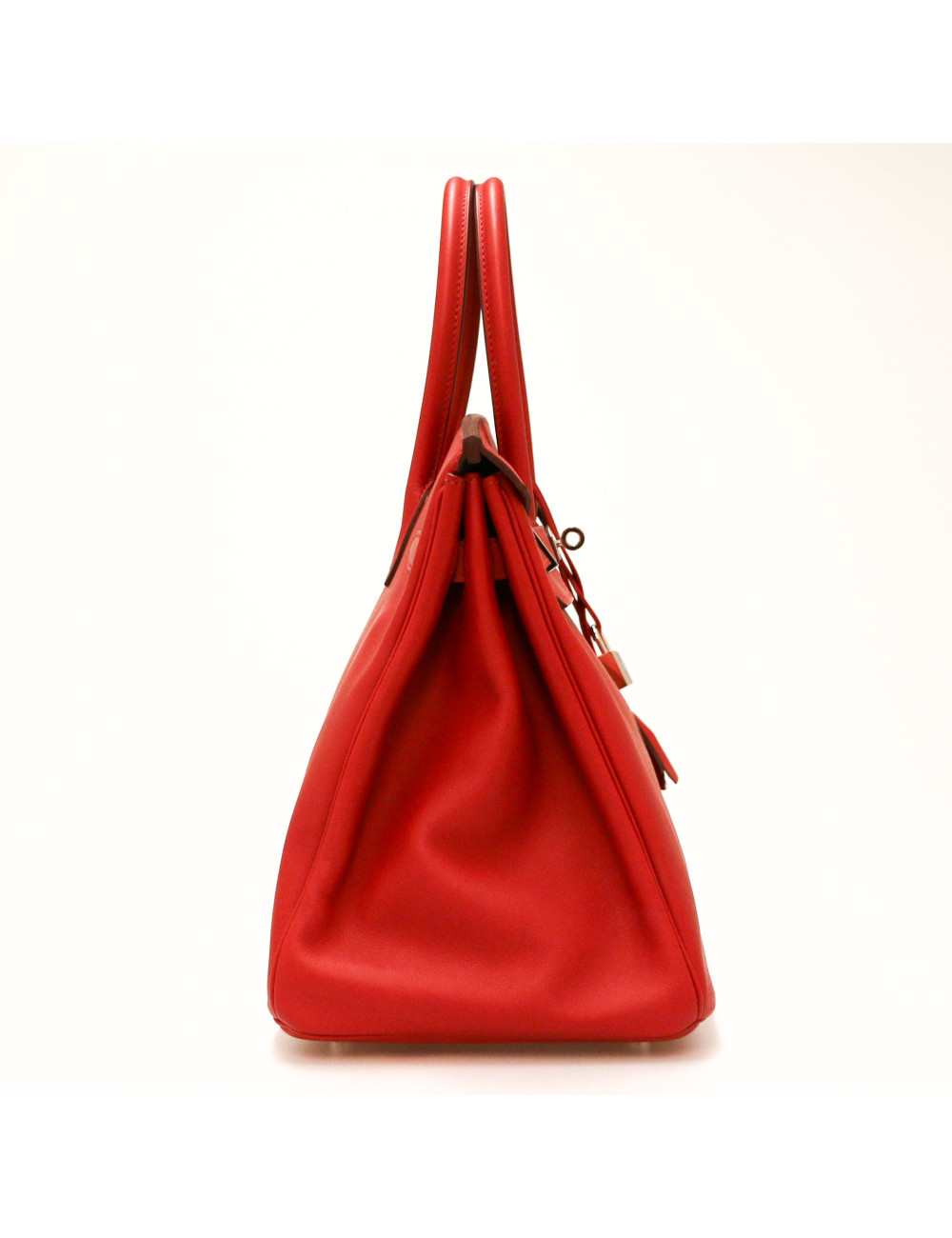 Birkin 35 HERMES tressage togo swift rouge piment