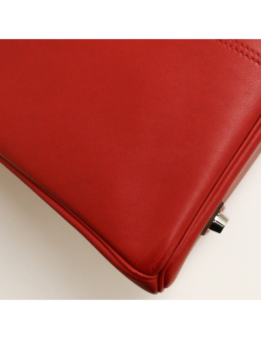 Birkin 35 HERMES tressage togo swift rouge piment