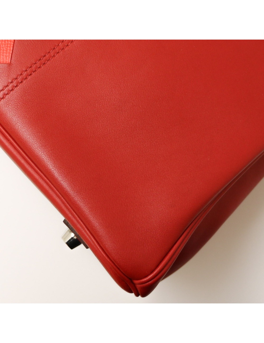 Birkin 35 HERMES tressage togo swift rouge piment