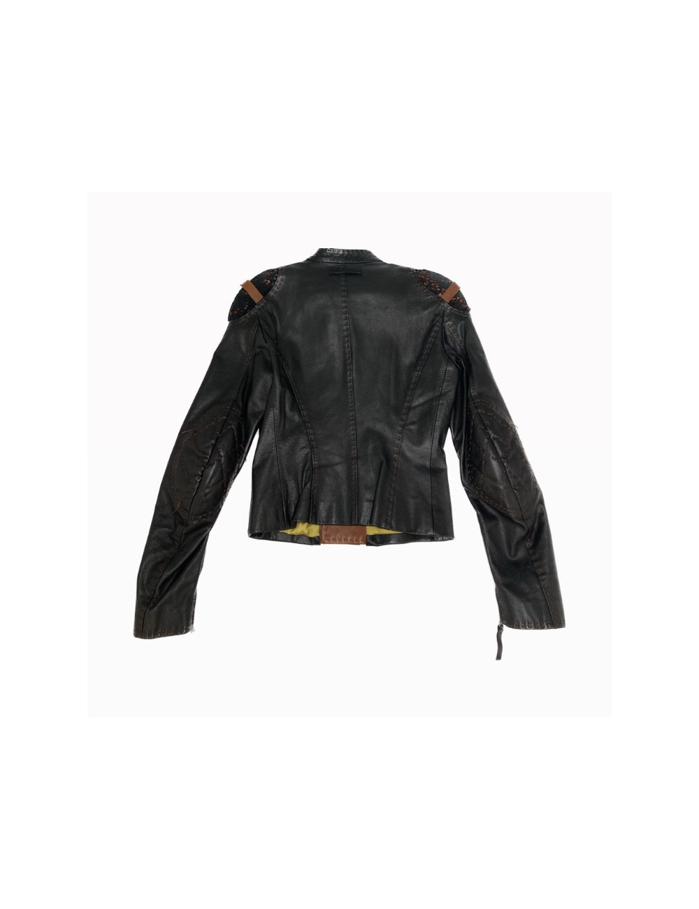 Perfecto JEAN PAUL GAULTIER Vintage cuir marron