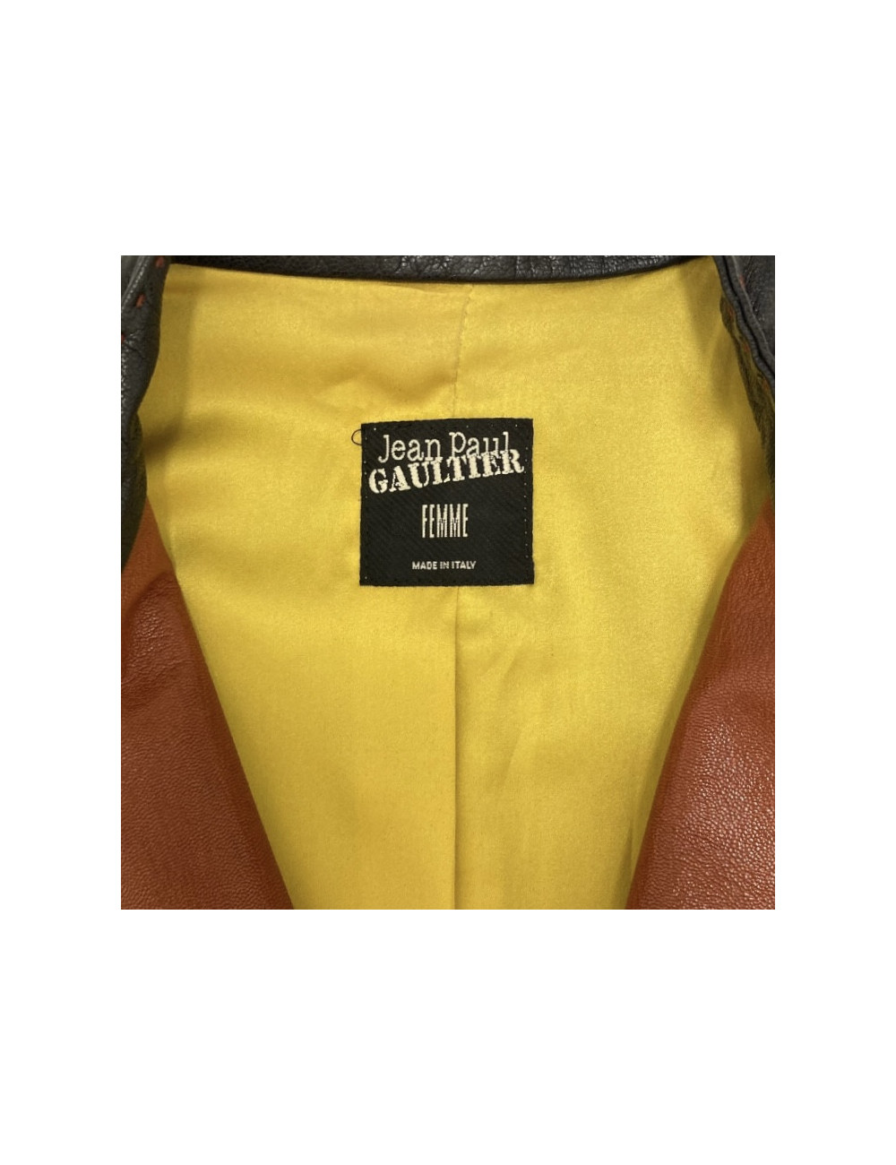 Blouson CHRISTIAN DIOR peau retournée framboise