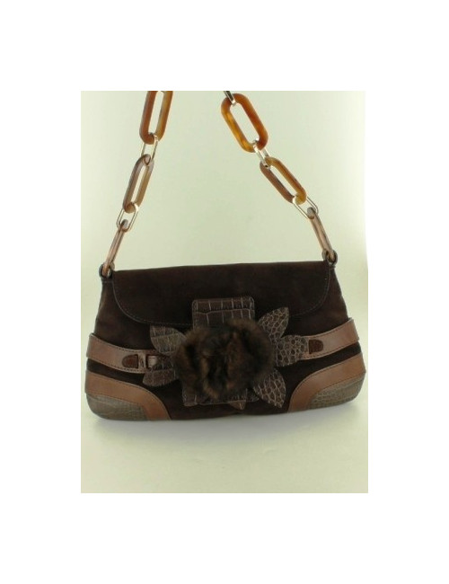 petit sac VALENTINO chamois et chinchilla