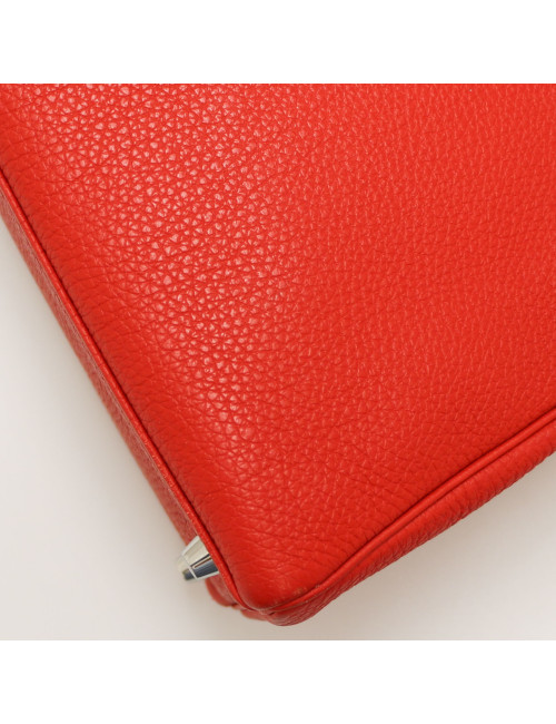 HERMES Kely 35 capucine Togo leather