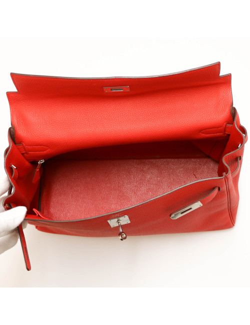 HERMES Kely 35 capucine Togo leather