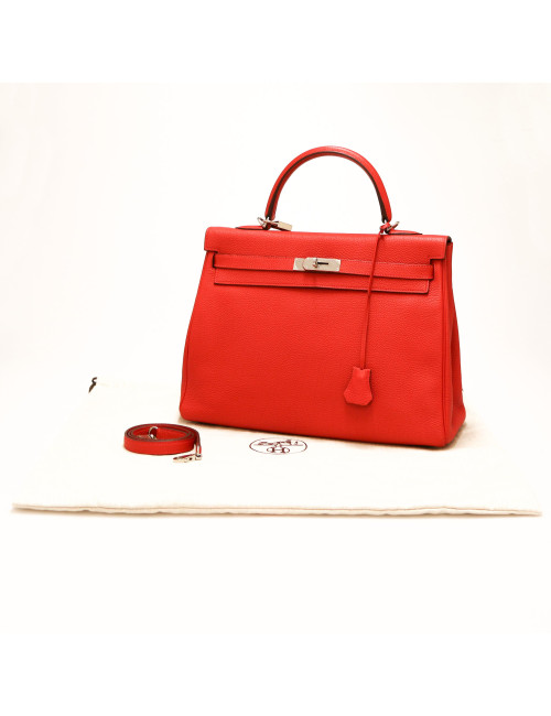 Kely 35 HERMES Togo capucine
