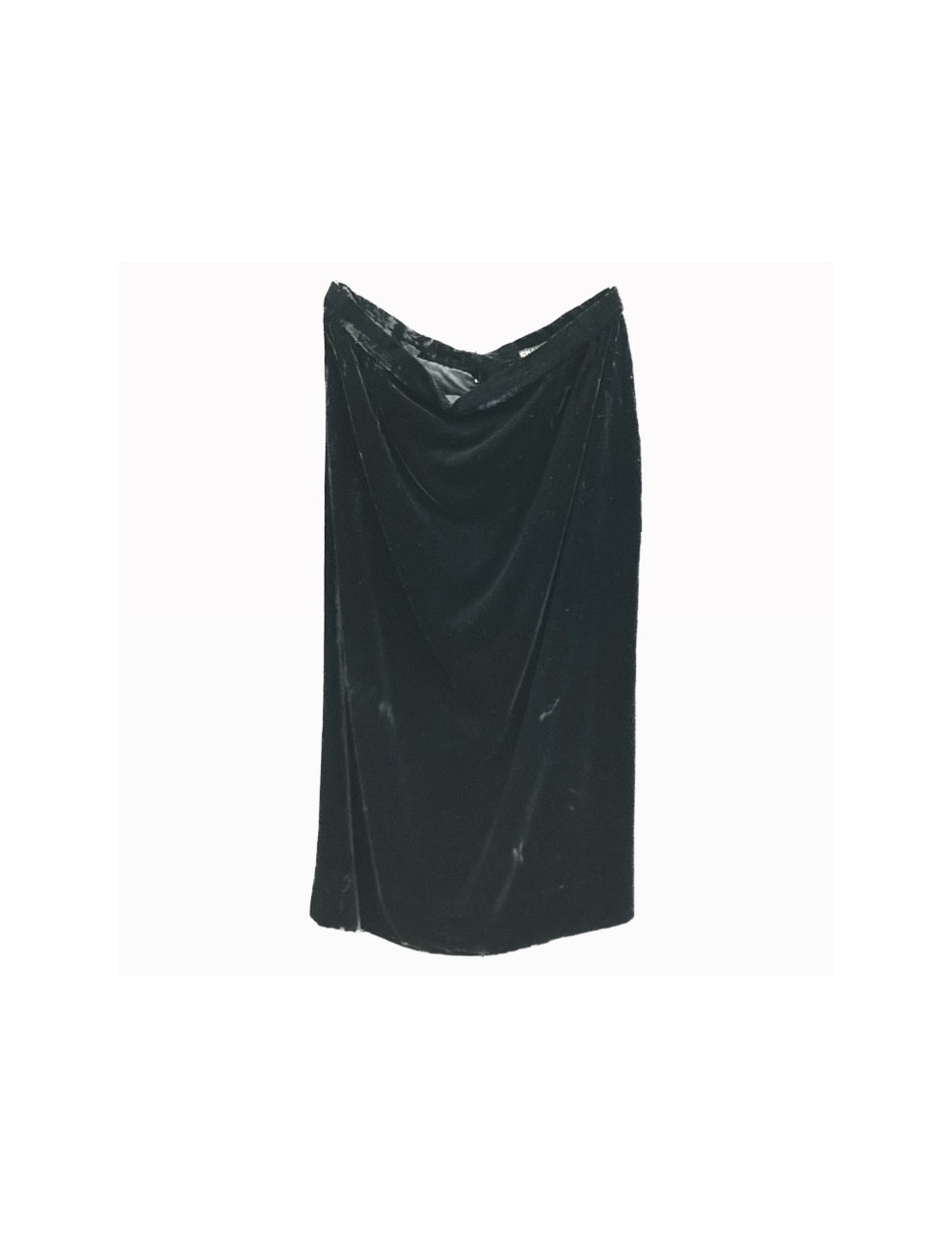 Tailleur CHANEL velours de soie noir T40