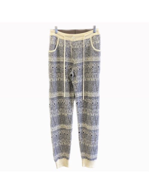 Ensemble jogging CHANEL cachemire bleu