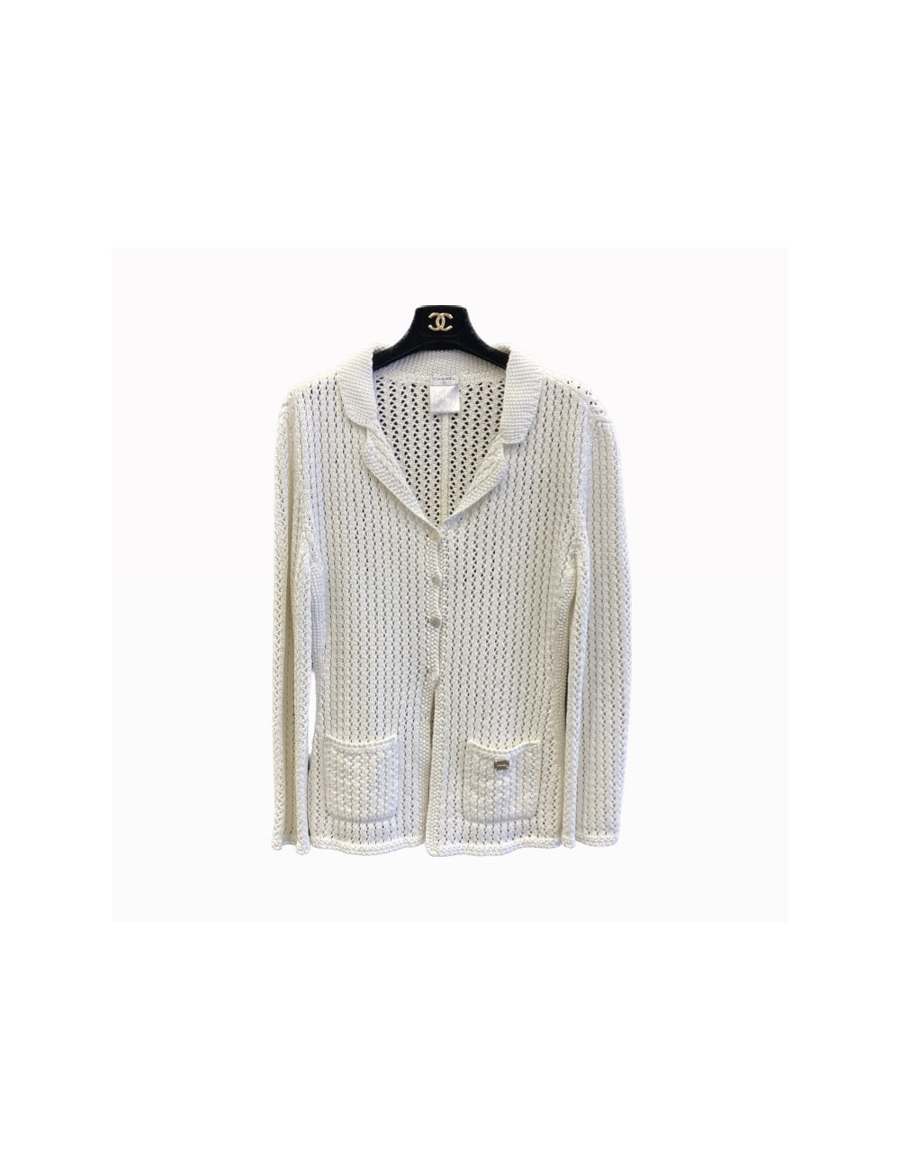 Cardigan CHANEL blanc