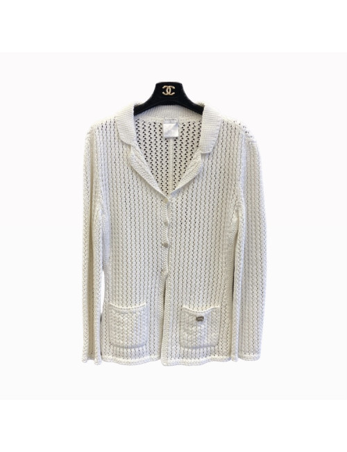 Cardigan CHANEL blanc