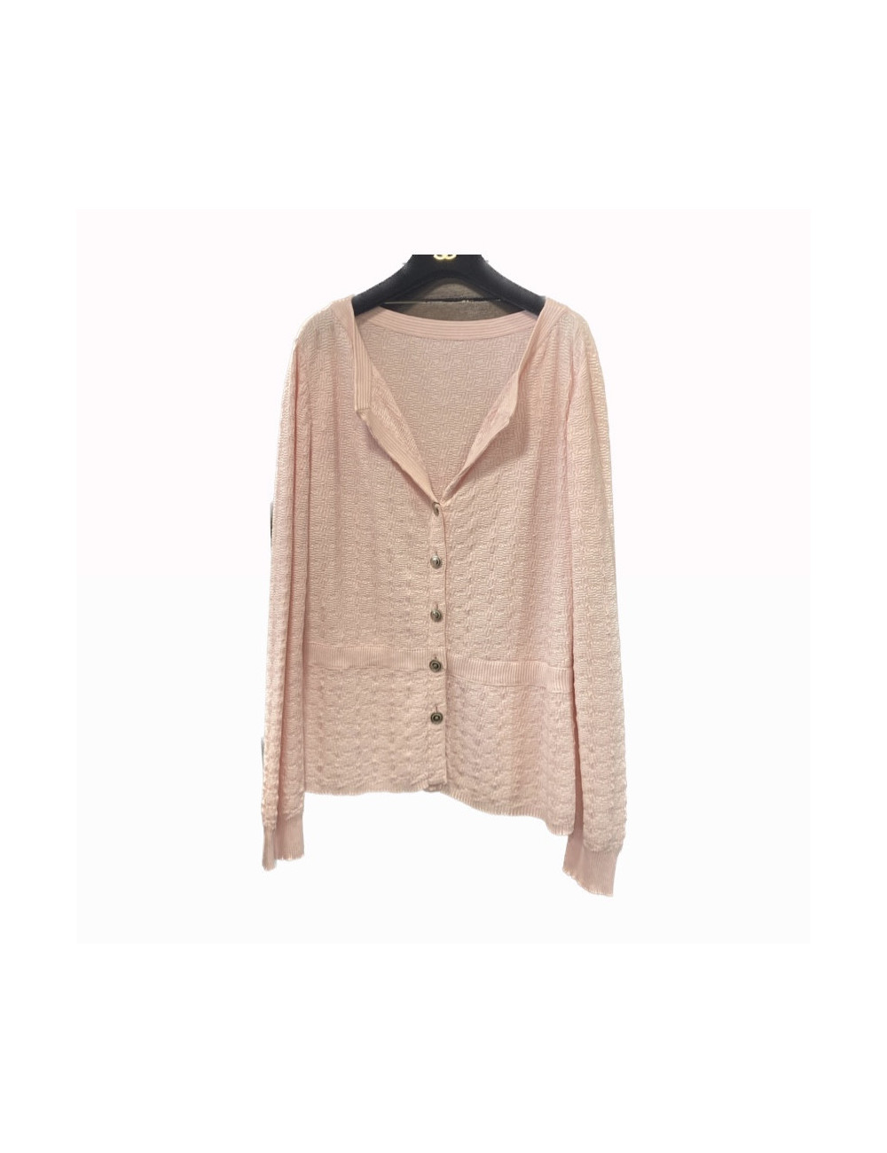 Gilet T 48 CHANEL rose