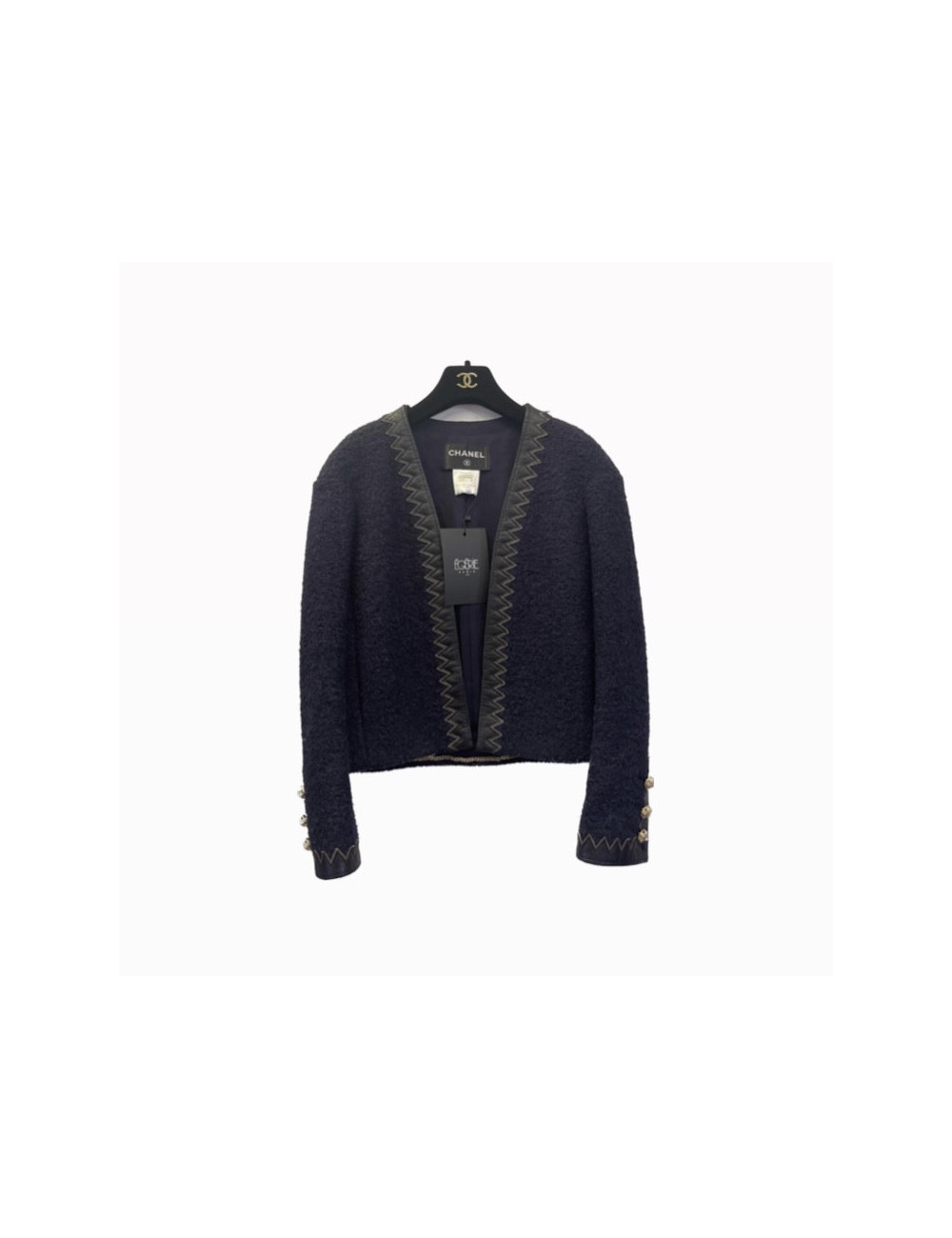 Veste t 40 CHANEL laine et mohair
